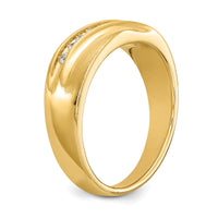 14k Diamond Men's Band : Satin E/W-RM6110B