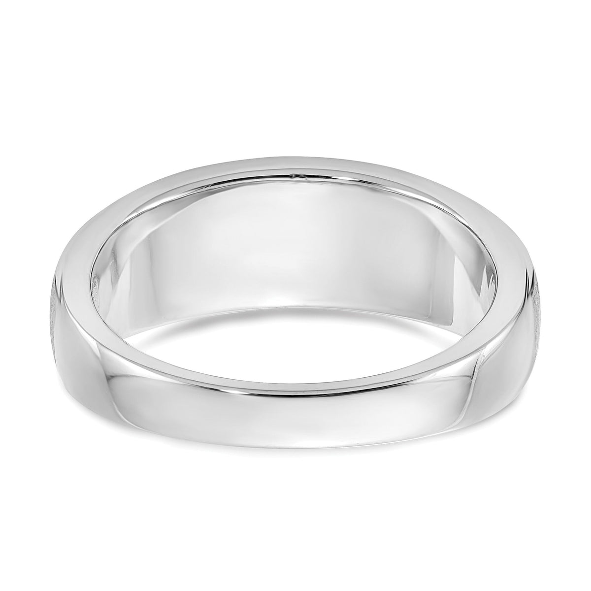 14k White Gold Diamond Men's Band-RM6111B