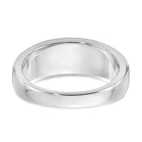 14k White Gold Diamond Men's Band-RM6111B
