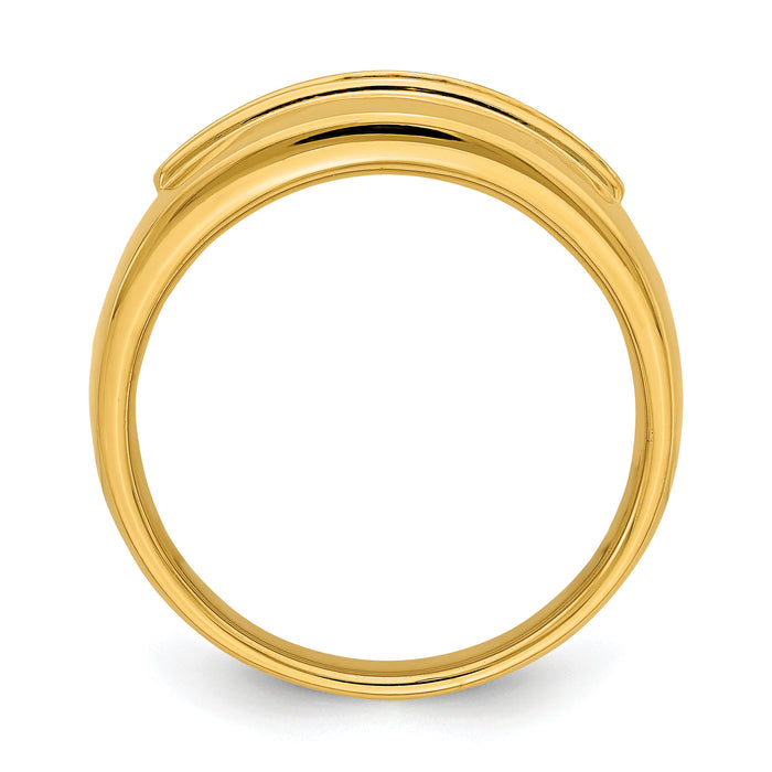 14k Diamond Men's Band-RM6114B
