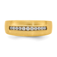 14k Diamond Men's Band-RM6114B