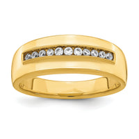 14k Diamond Men's Band-RM6114B