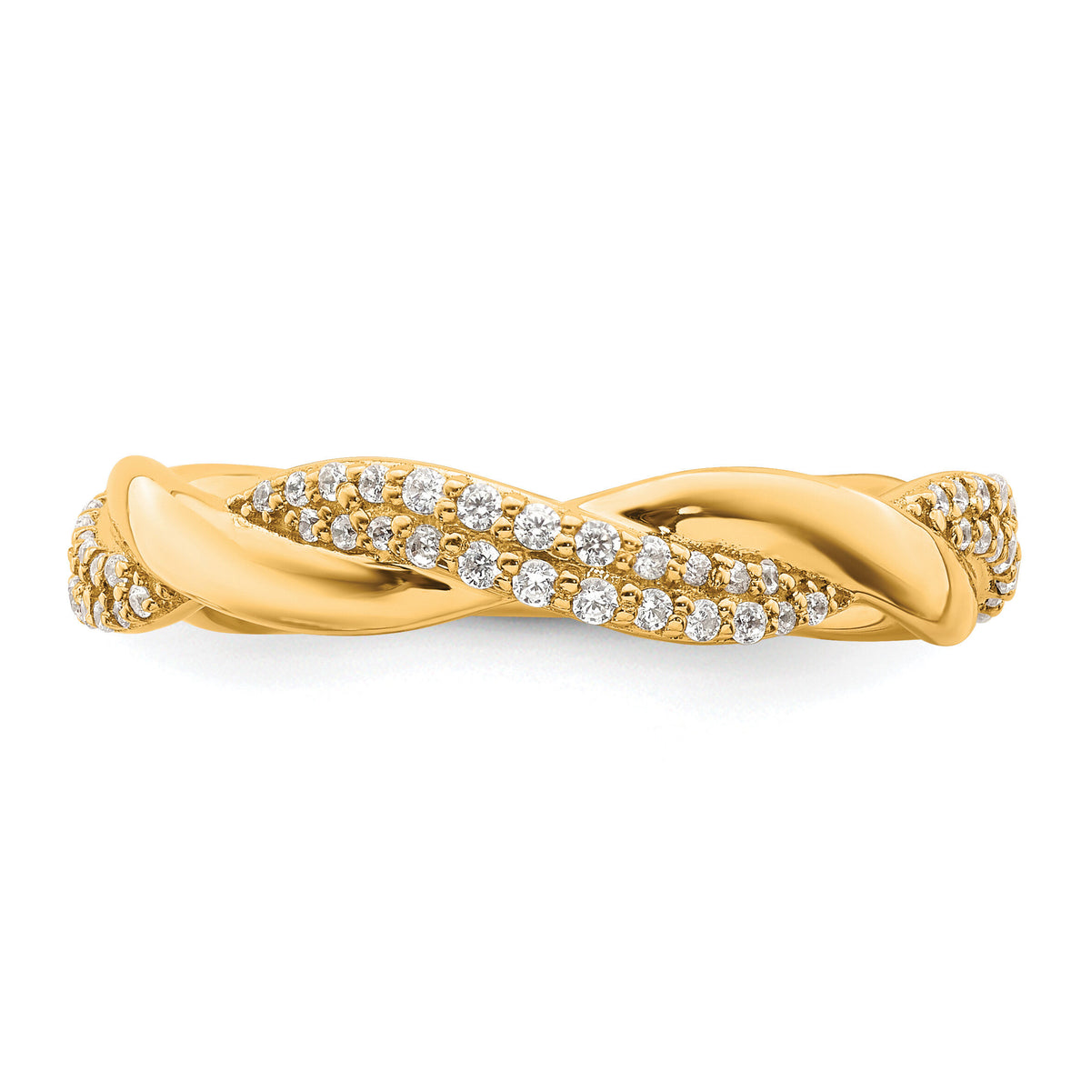 14K Polished Diamond Fashion Ring-RM6169