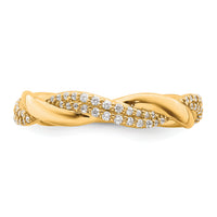 14K Polished Diamond Fashion Ring-RM6169