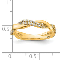 14K Polished Diamond Fashion Ring-RM6169
