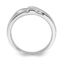 14k White Gold Men's Diamond Band-RM6403B