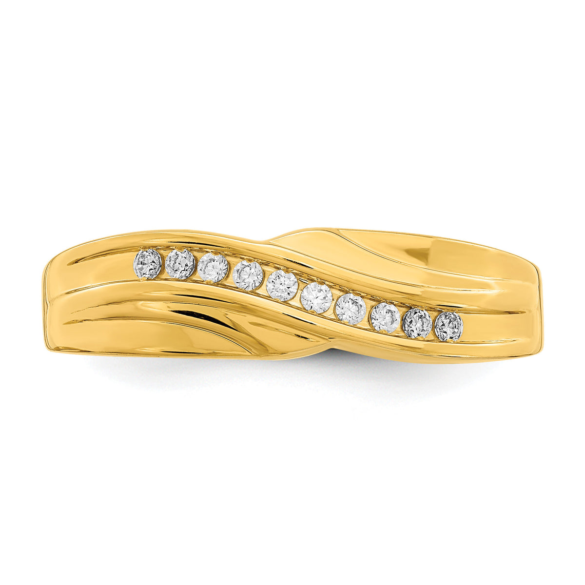 14k Men's Complete Diamond Band-RM6411B