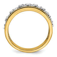 14k Polished Diamond Band-RM6875