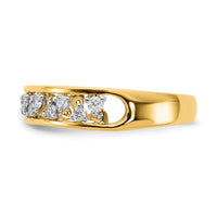 14k Polished Diamond Band-RM6875