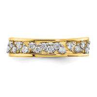 14k Polished Diamond Band-RM6875