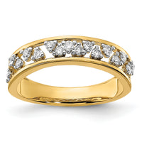 14k Polished Diamond Band-RM6875