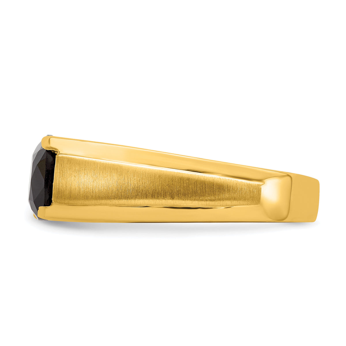 14k Onyx and Diamond Mens Ring-RM6940