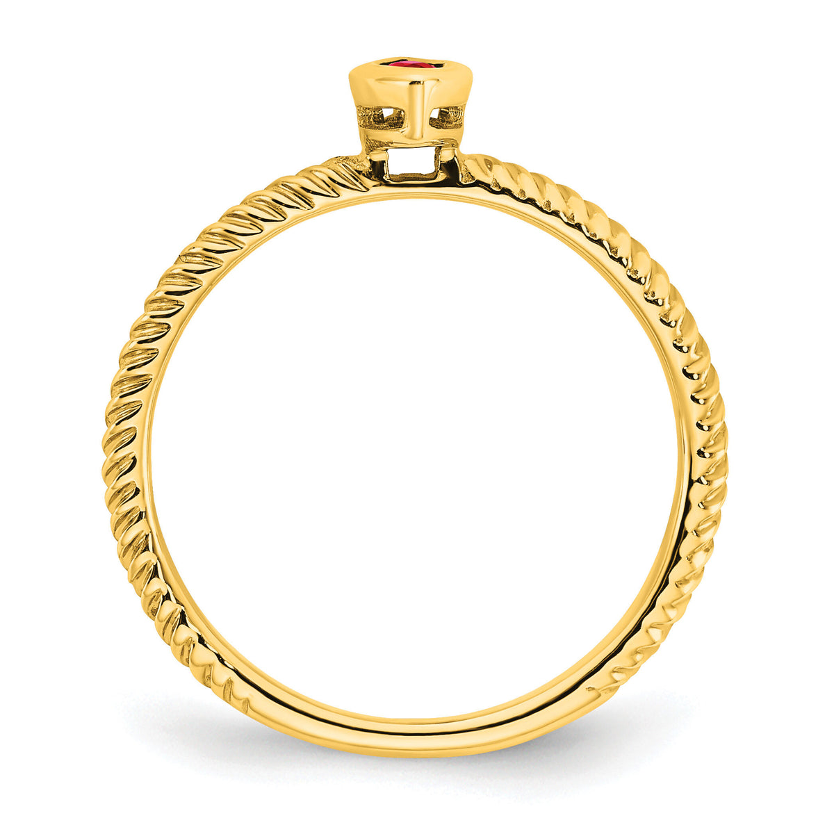 14k Marquise Bezel Ruby Ring-RM7231
