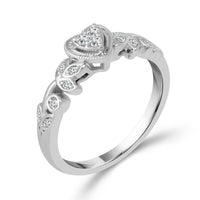 Diamond Fashion Ring 0.13 ct tw 10k White Gold-RP0405TPA660W