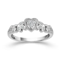 Diamond Fashion Ring 0.13 ct tw 10k White Gold-RP0405TPA660W