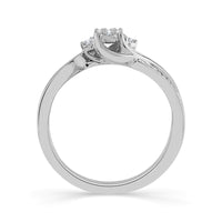 Diamond Fashion Ring 0.1 ct tw 10k White Gold-RP0544A78W0