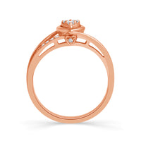 Diamond Fashion Ring 0.10 ct tw 10k Rose Gold-RP0927A78P0
