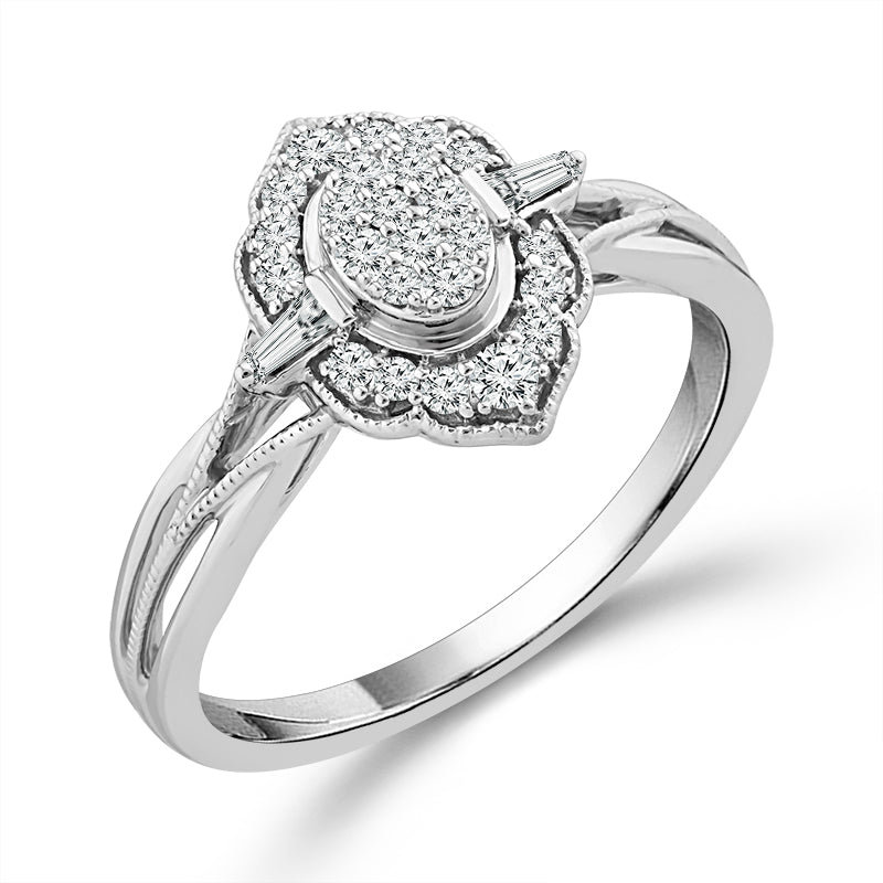 Diamond Fashion Ring 0.25 ct tw 10k White Gold-RP1929A78W0