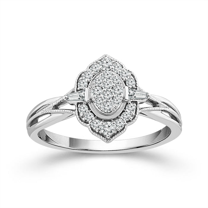 Diamond Fashion Ring 0.25 ct tw 10k White Gold-RP1929A78W0