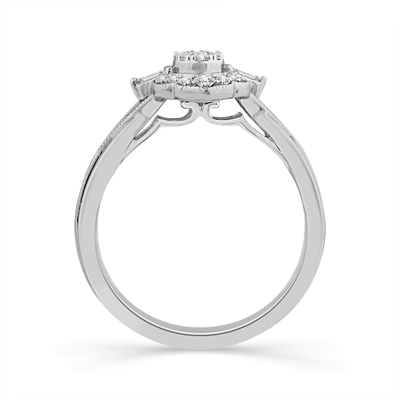 Diamond Fashion Ring 0.25 ct tw 10k White Gold-RP1929A78W0