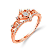 Diamond Fashion Ring 0.13 ct tw 10k Rose Gold-RP1968A78P0