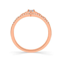 Diamond Fashion Ring 0.13 ct tw 10k Rose Gold-RP1968A78P0