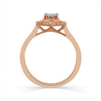 Diamond Fashion Ring 0.13 ct tw 10k Rose Gold-RP1975A78P0