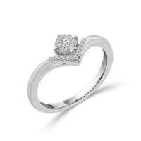 Diamond Fashion Ring 0.13 ct tw 10k White Gold-RP1987A78W0