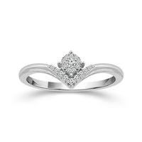 Diamond Fashion Ring 0.13 ct tw 10k White Gold-RP1987A78W0