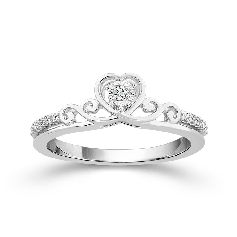 Diamond Fashion Ring 0.1 ct tw 10k White Gold-RP2211A78W0
