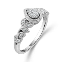 Diamond Fashion Ring 0.13 ct tw 10k White Gold-RP2237A78W0