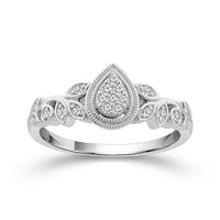 Diamond Fashion Ring 0.13 ct tw 10k White Gold-RP2237A78W0