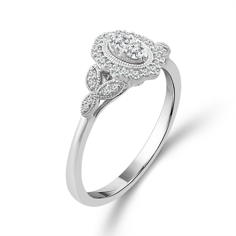 Diamond Fashion Ring 0.2 ct tw 10k White Gold-RP2310A78W0