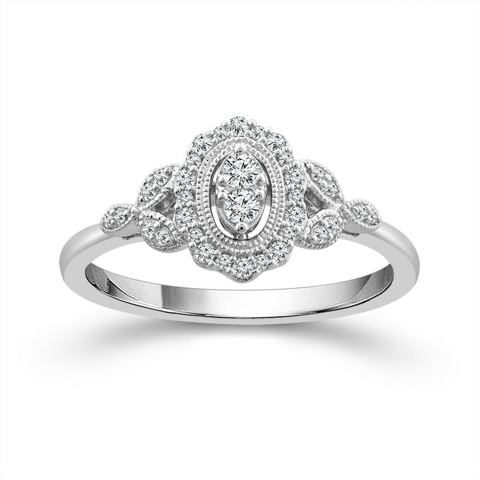 Diamond Fashion Ring 0.2 ct tw 10k White Gold-RP2310A78W0