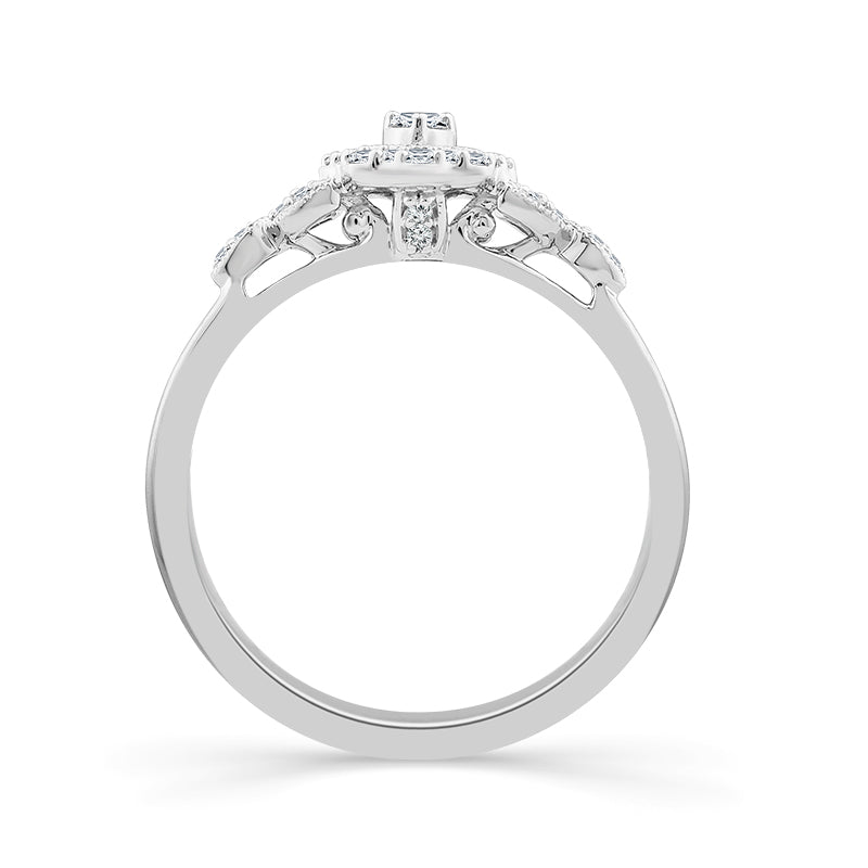 Diamond Fashion Ring 0.2 ct tw 10k White Gold-RP2310A78W0