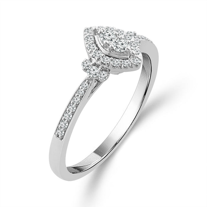 Diamond Fashion Ring 0.2 ct tw 10k White Gold-RP2313A78W0