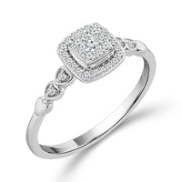 Diamond Fashion Ring 0.2 ct tw 10k White Gold-RP2513A78W0