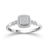 Diamond Fashion Ring 0.2 ct tw 10k White Gold-RP2513A78W0