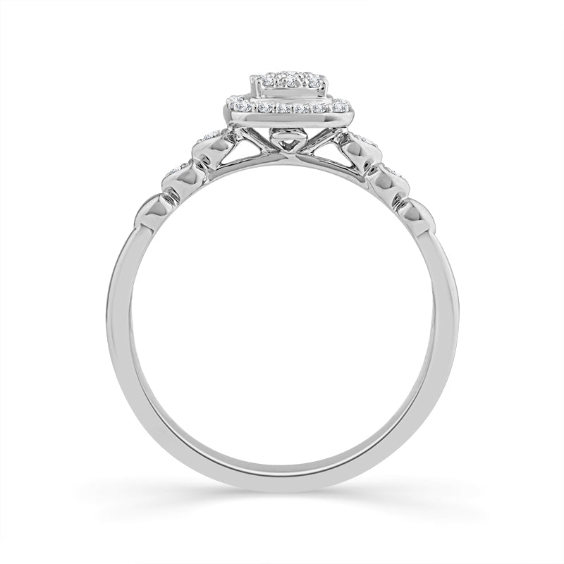 Diamond Fashion Ring 0.2 ct tw 10k White Gold-RP2513A78W0