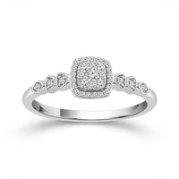 Diamond Fashion Ring 0.17 ct tw 10k White Gold-RP2627A68W0
