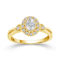 Diamond Fashion Ring 0.17 ct tw 10k Yellow Gold-RP2852A78Y0