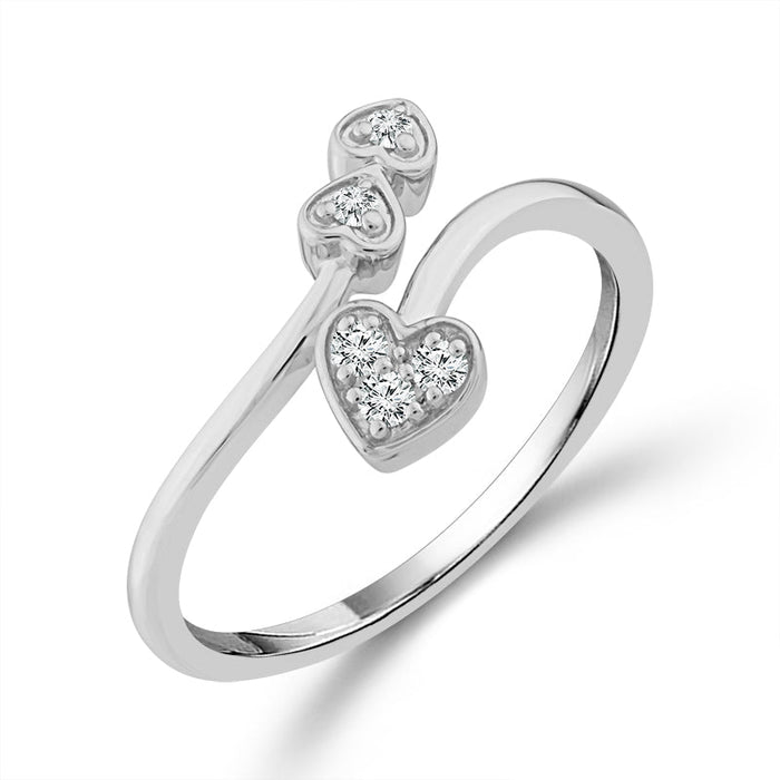 Diamond Fashion Ring 0.07 ct tw 10k White Gold-RP3058A78W0