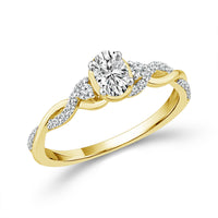 Diamond Fashion Ring 0.50 ct tw 14k Yellow Gold-RP3337A44Y4