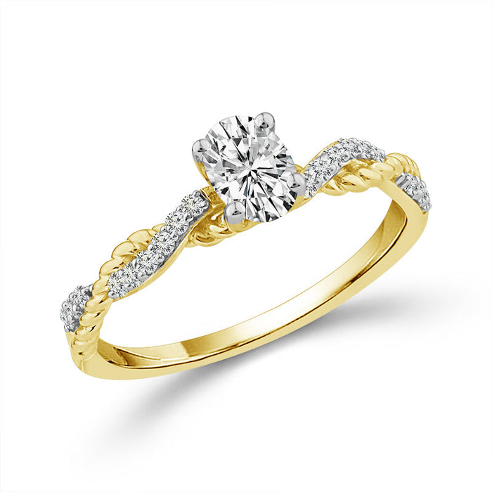 Diamond Fashion Ring 0.50 ct tw 14k Yellow Gold-RP3338A44Y4
