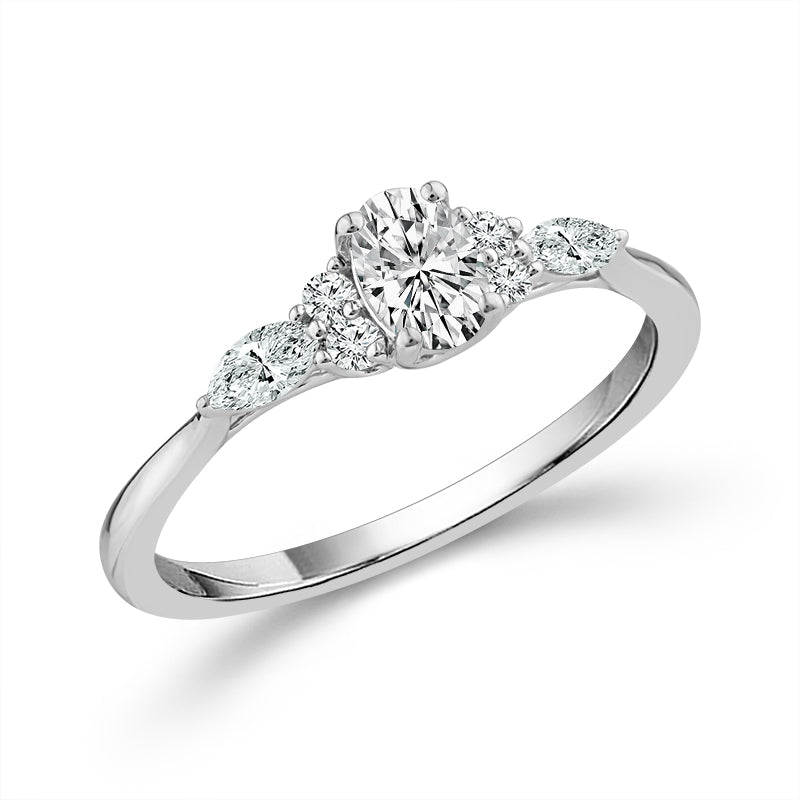 Diamond Fashion Ring 0.50 ct tw 14k White Gold-RP3342A44W4