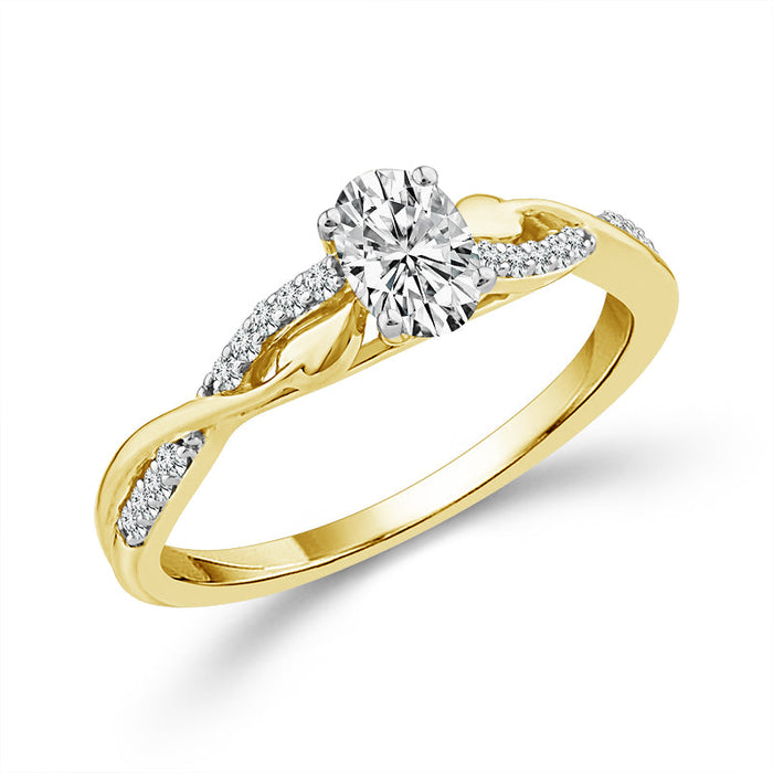 Diamond Fashion Ring 0.50 ct tw 14k Yellow Gold-RP3347A44Y4