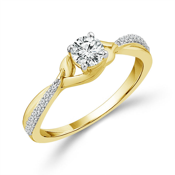 Diamond Fashion Ring 0.50 ct tw 14k Yellow Gold-RP3349A78Y4