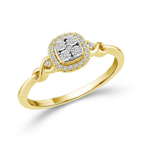 Diamond Fashion Ring 0.10 ct tw 10k Yellow Gold-RP3358A78Y0