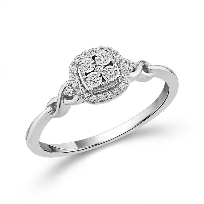 Diamond Fashion Ring 0.10 ct tw 10k Yellow Gold-RP3358A78Y0