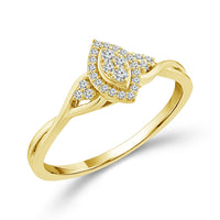 Diamond Fashion Ring 0.13 ct tw 10k Yellow Gold-RP3360A78Y0